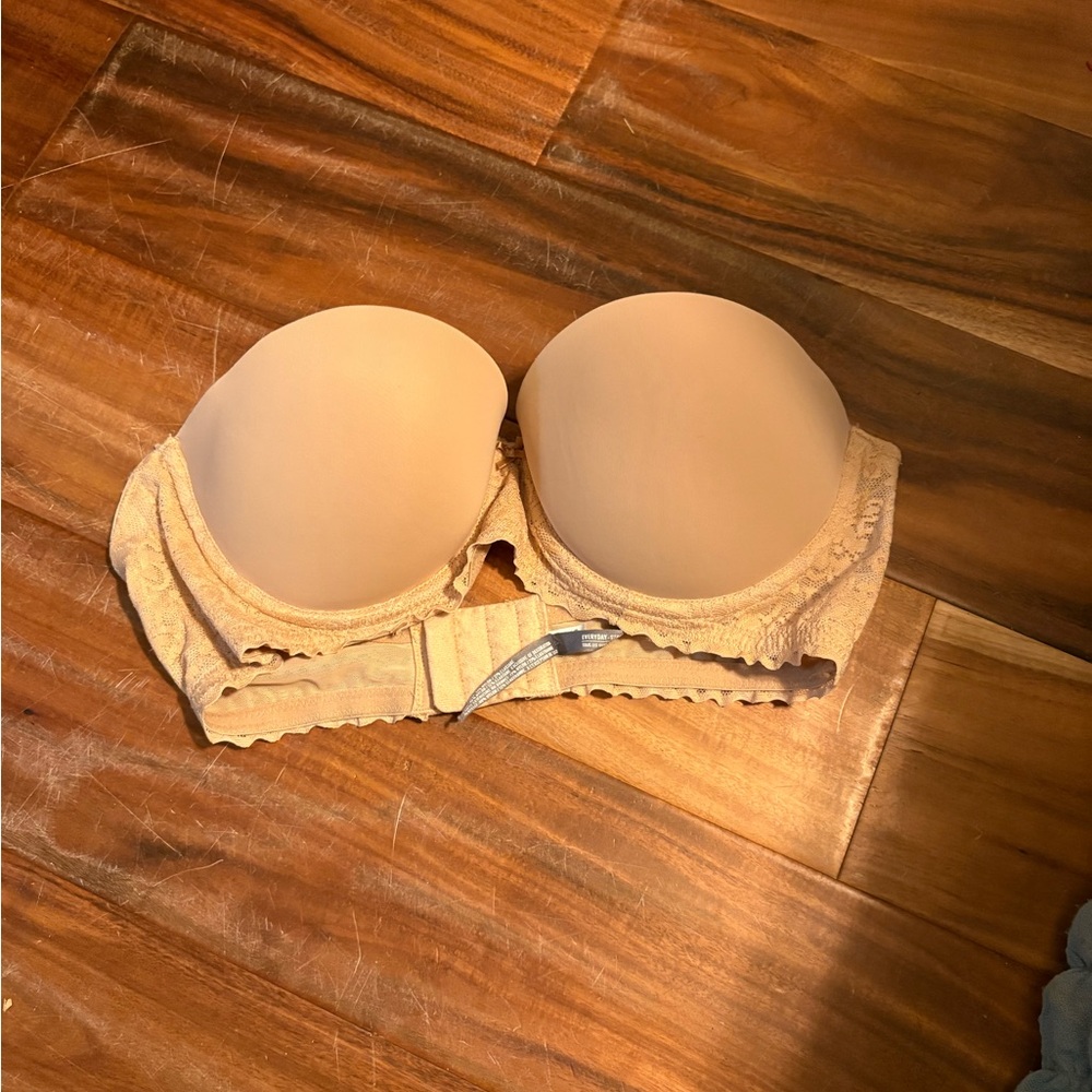 Aerie Lace T-Shirt Bra | Nude / Beige | Size‎ 34C | Lightly Lined (0690)